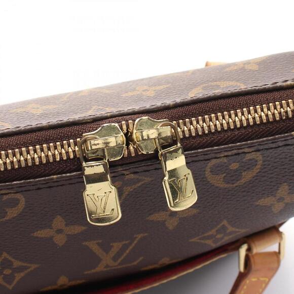 LOUIS VUITTON Brown Monogram Leather Shoulder Bag - Picture 7 of 11